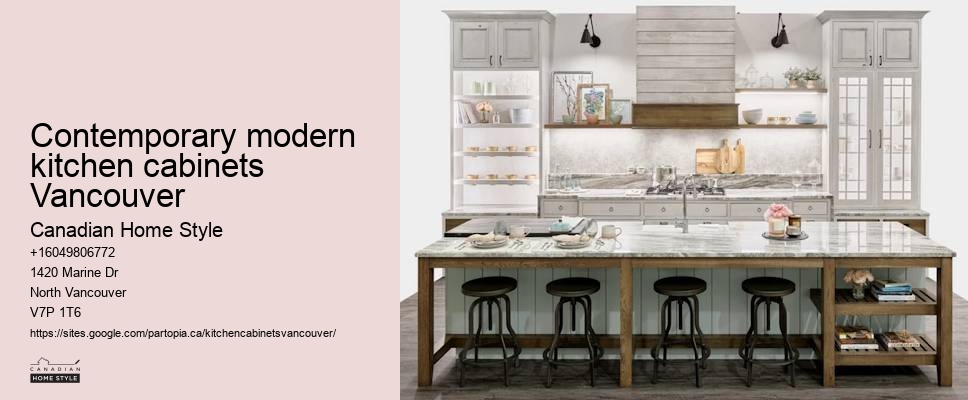 Rustic kitchen cabinet renovation Vancouver