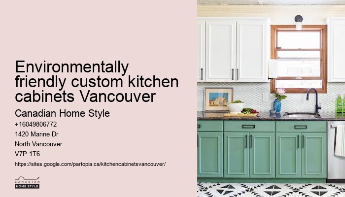 Trendy custom kitchen cabinets Vancouver