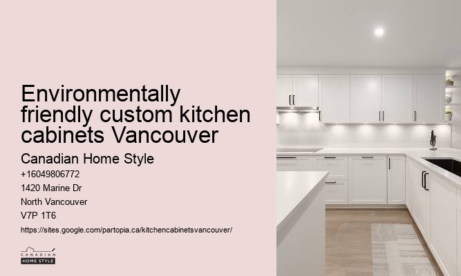 Sustainable kitchen cabinet showrooms Vancouver