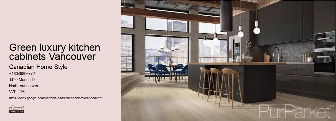 Retro modern kitchen cabinets Vancouver