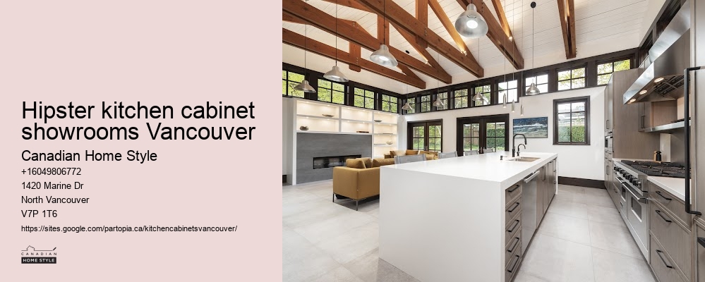 Hipster kitchen cabinet showrooms Vancouver