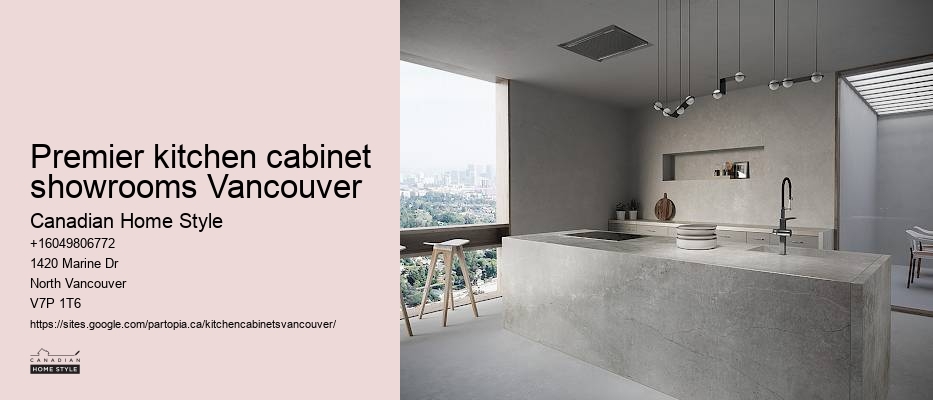 Vancouver kitchen cabinet showroom
