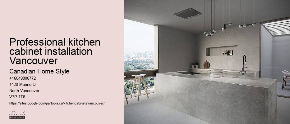 Vancouver contemporary kitchen cabinet materials
