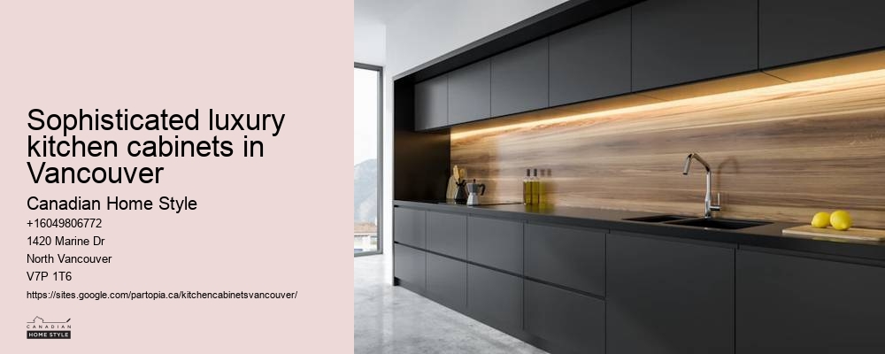 Premium custom kitchen cabinets Vancouver