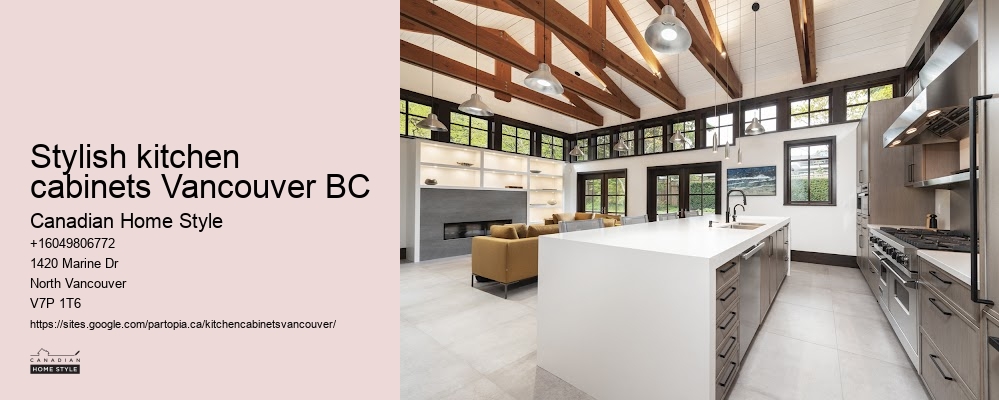 Stylish kitchen cabinets Vancouver BC