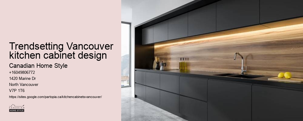 Contemporary kitchen cabinet styles Vancouver