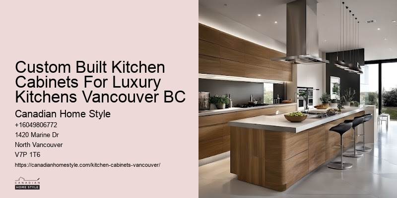 Custom Built Kitchen Cabinets For Luxury Kitchens Vancouver BC
