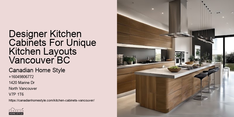 Designer Kitchen Cabinets For Unique Kitchen Layouts Vancouver BC