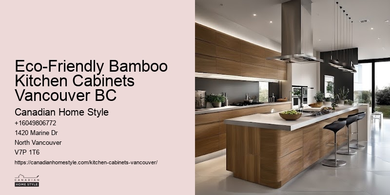 Eco-Friendly Bamboo Kitchen Cabinets Vancouver BC