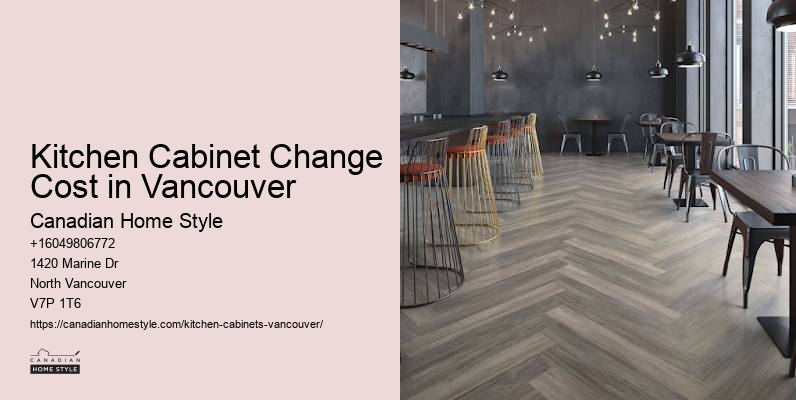 Kitchen Cabinet Change Cost in Vancouver