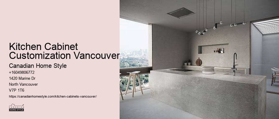 Kitchen cabinet layout planning Vancouver