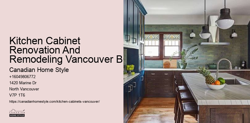 Waterproof kitchen cabinet options Vancouver BC