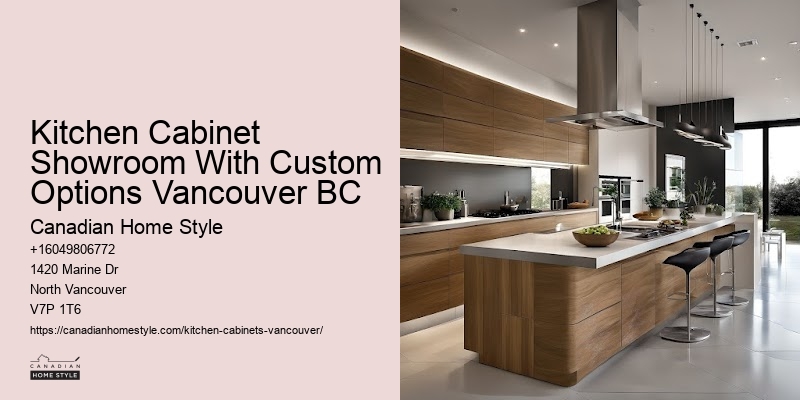 Kitchen Cabinet Showroom With Custom Options Vancouver BC