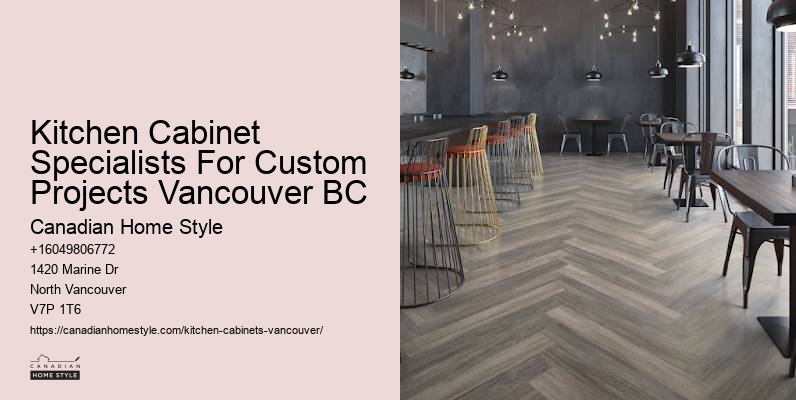 Modern kitchen cabinet doors Vancouver