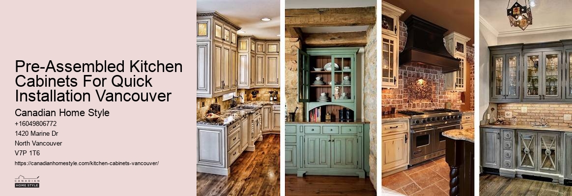 Space-Saving Kitchen Cabinets Vancouver