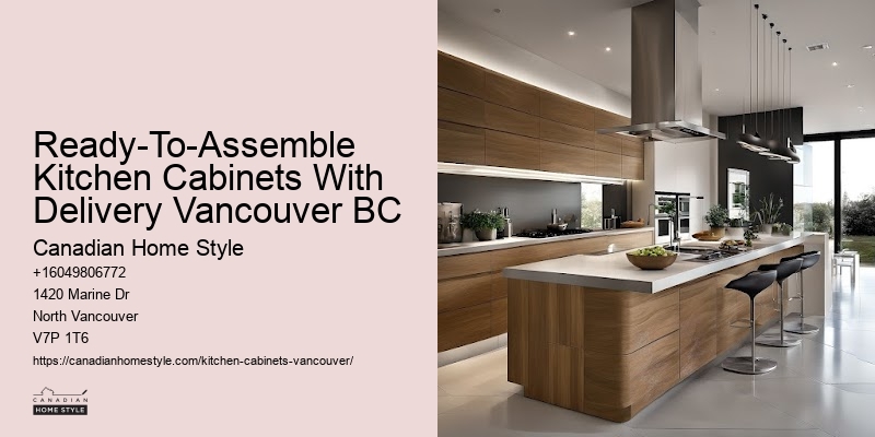 Ready-To-Assemble Kitchen Cabinets With Delivery Vancouver BC