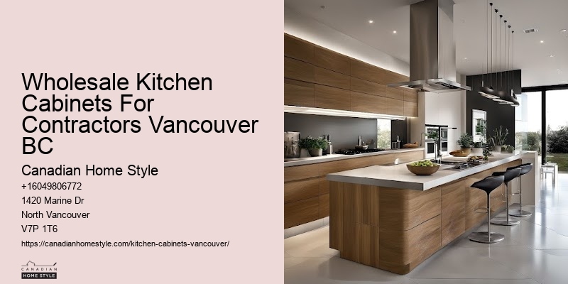 Wholesale Kitchen Cabinets For Contractors Vancouver BC