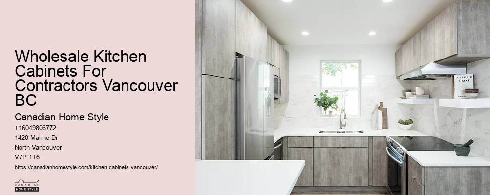 Unfinished kitchen cabinets Vancouver
