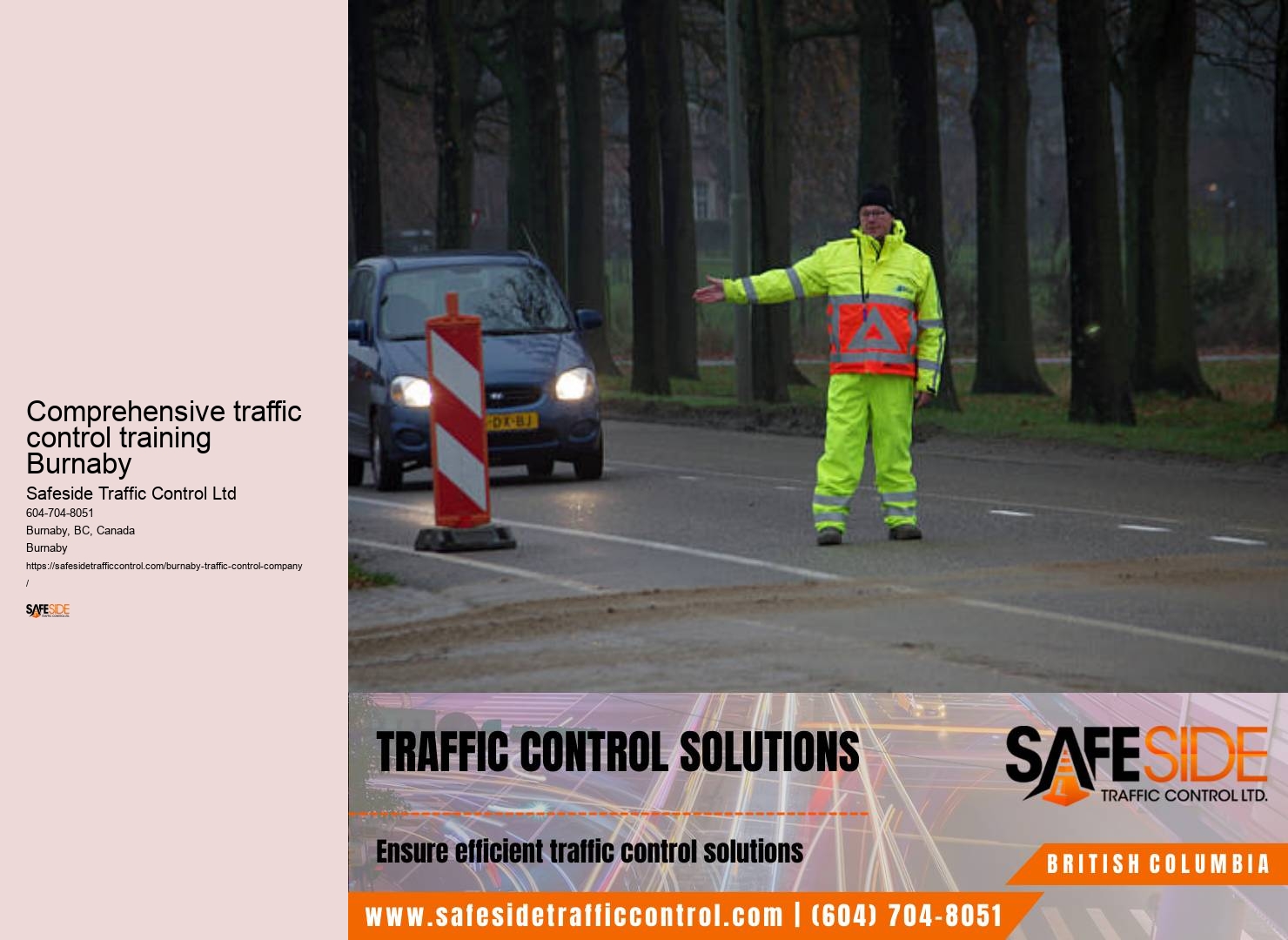 Traffic control certification courses Burnaby