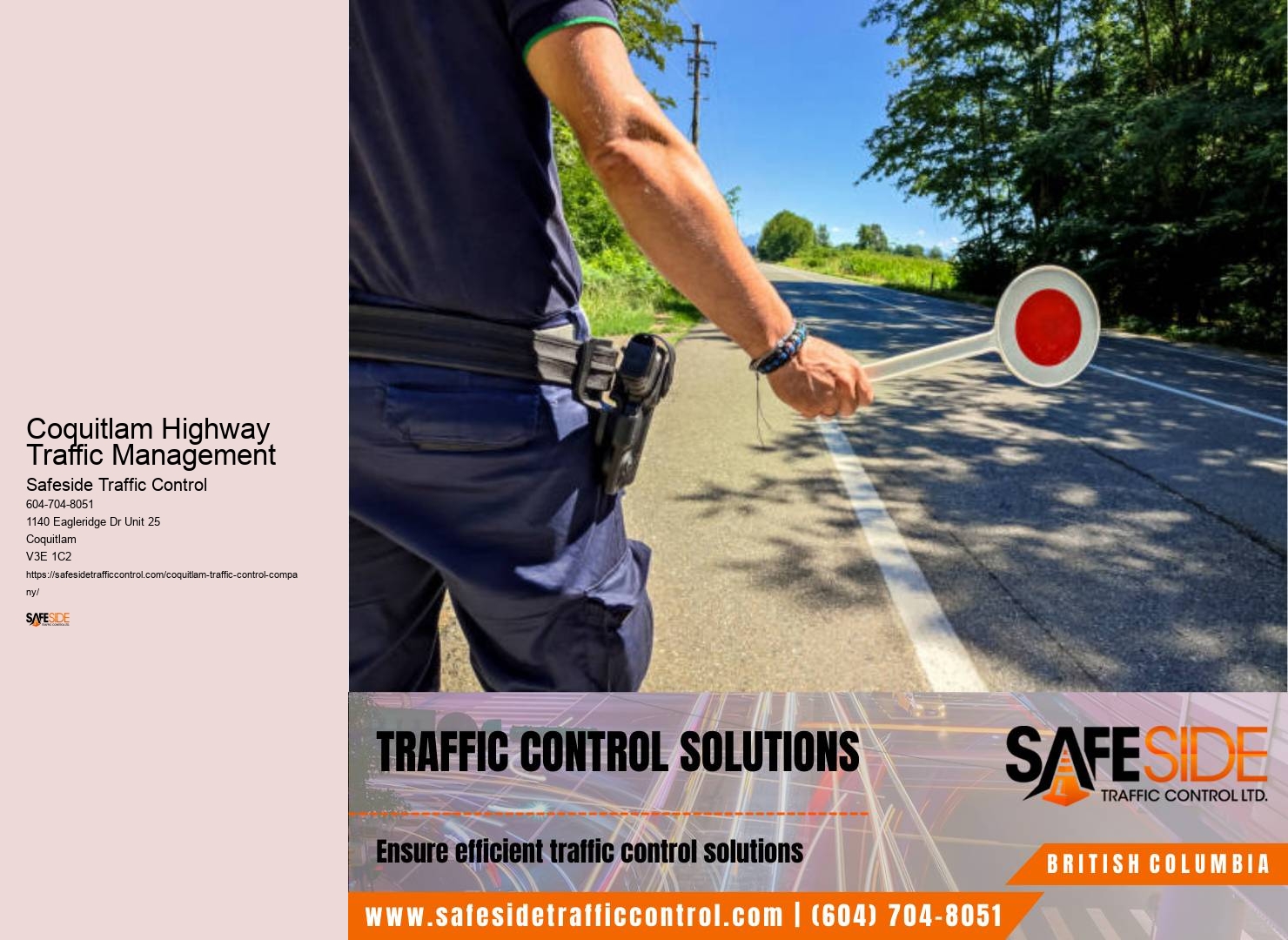 Coquitlam Highway Traffic Management Traffic Signal Contractors