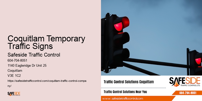 Coquitlam Temporary Traffic Signs