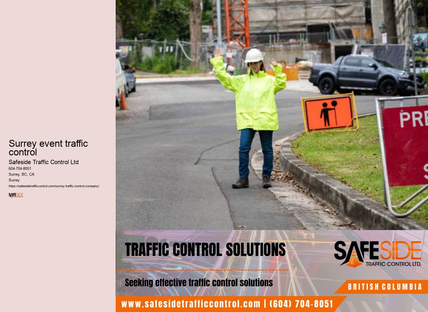 Advanced traffic control solutions Surrey