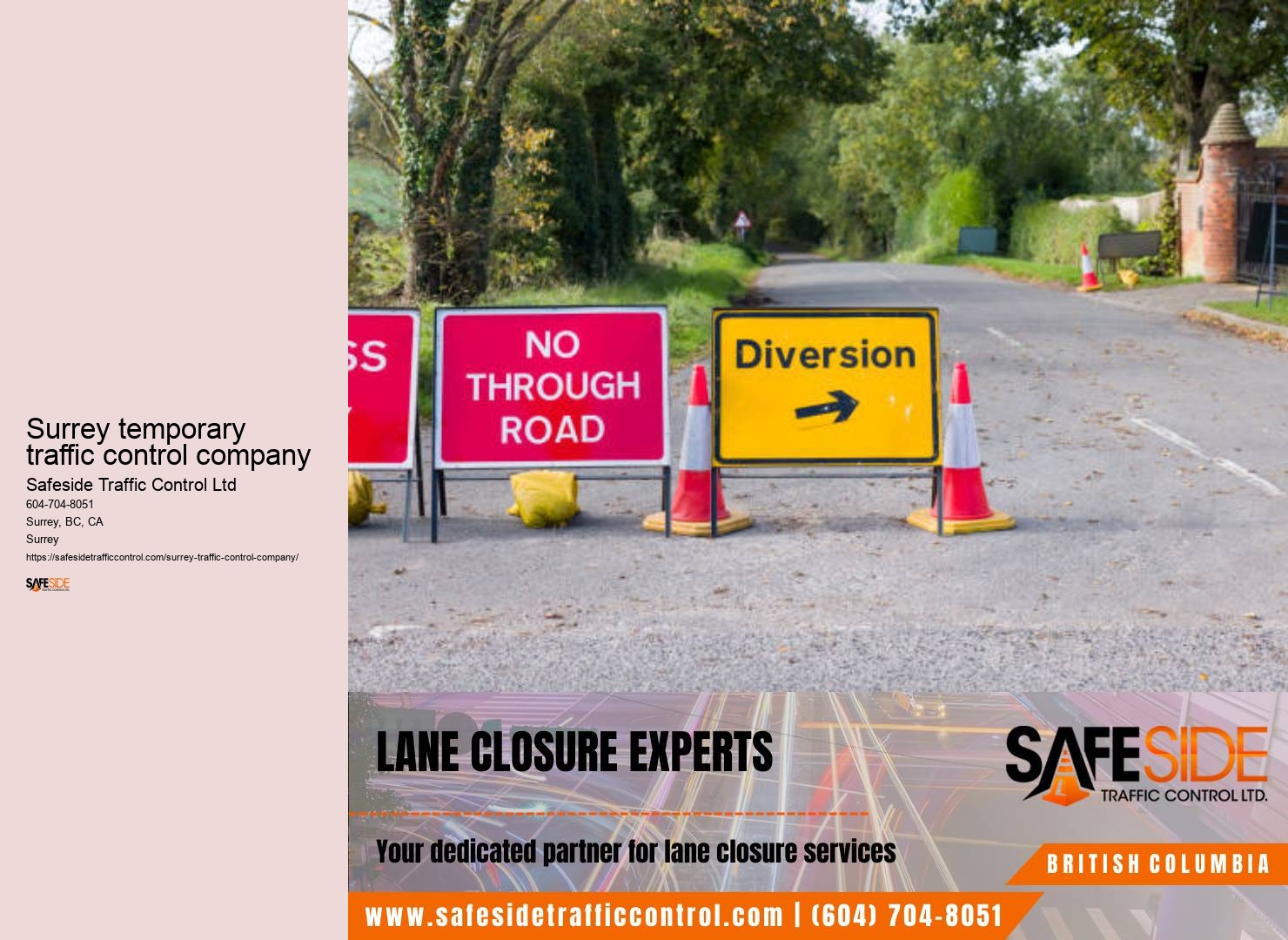 Surrey traffic control technology solutions