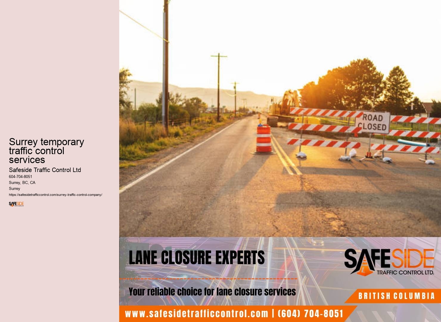 Traffic flow management Surrey