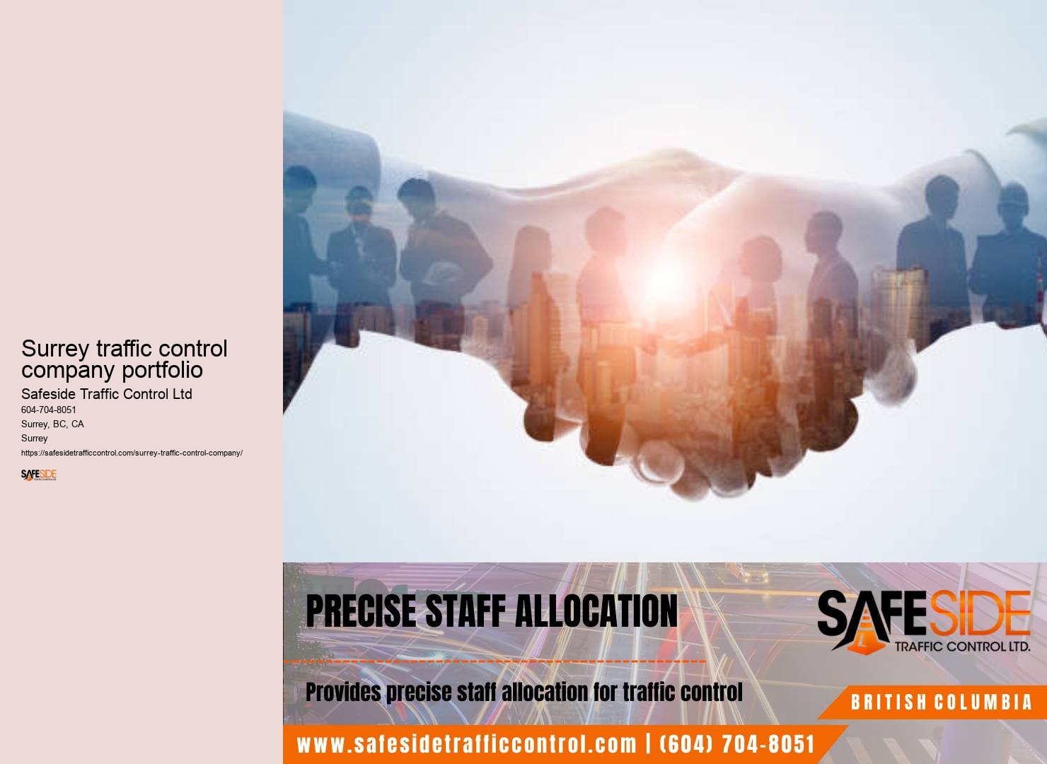 Traffic control ordinances Surrey