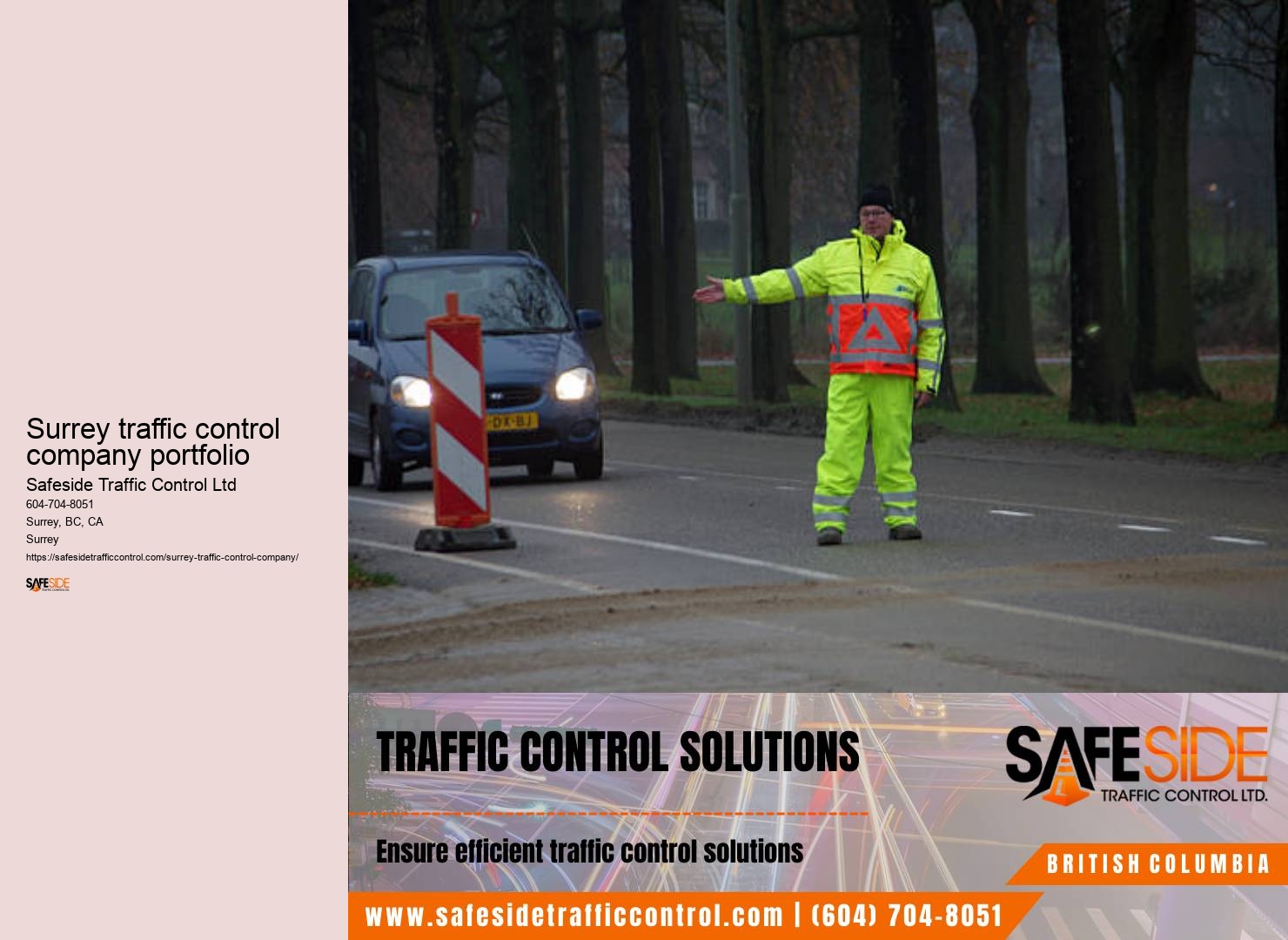 Surrey traffic control signage suppliers