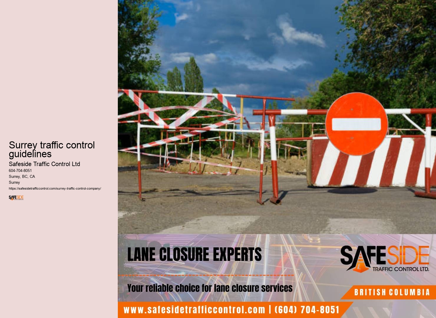 Surrey traffic control company blog