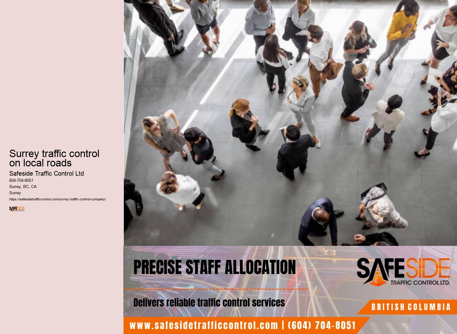 Traffic control permit renewal Surrey
