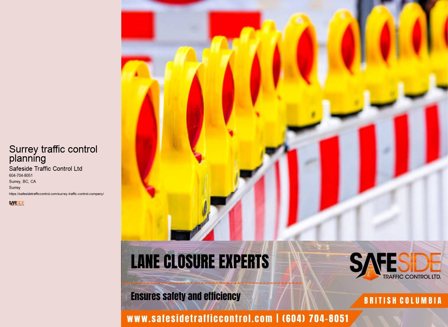 Traffic control planning consultation Surrey