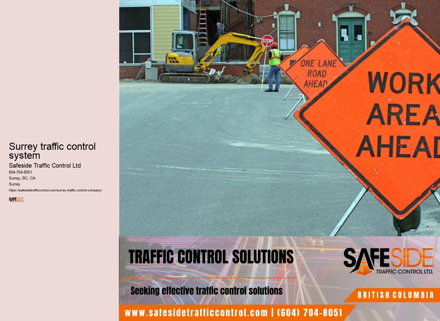 Traffic control system maintenance Surrey