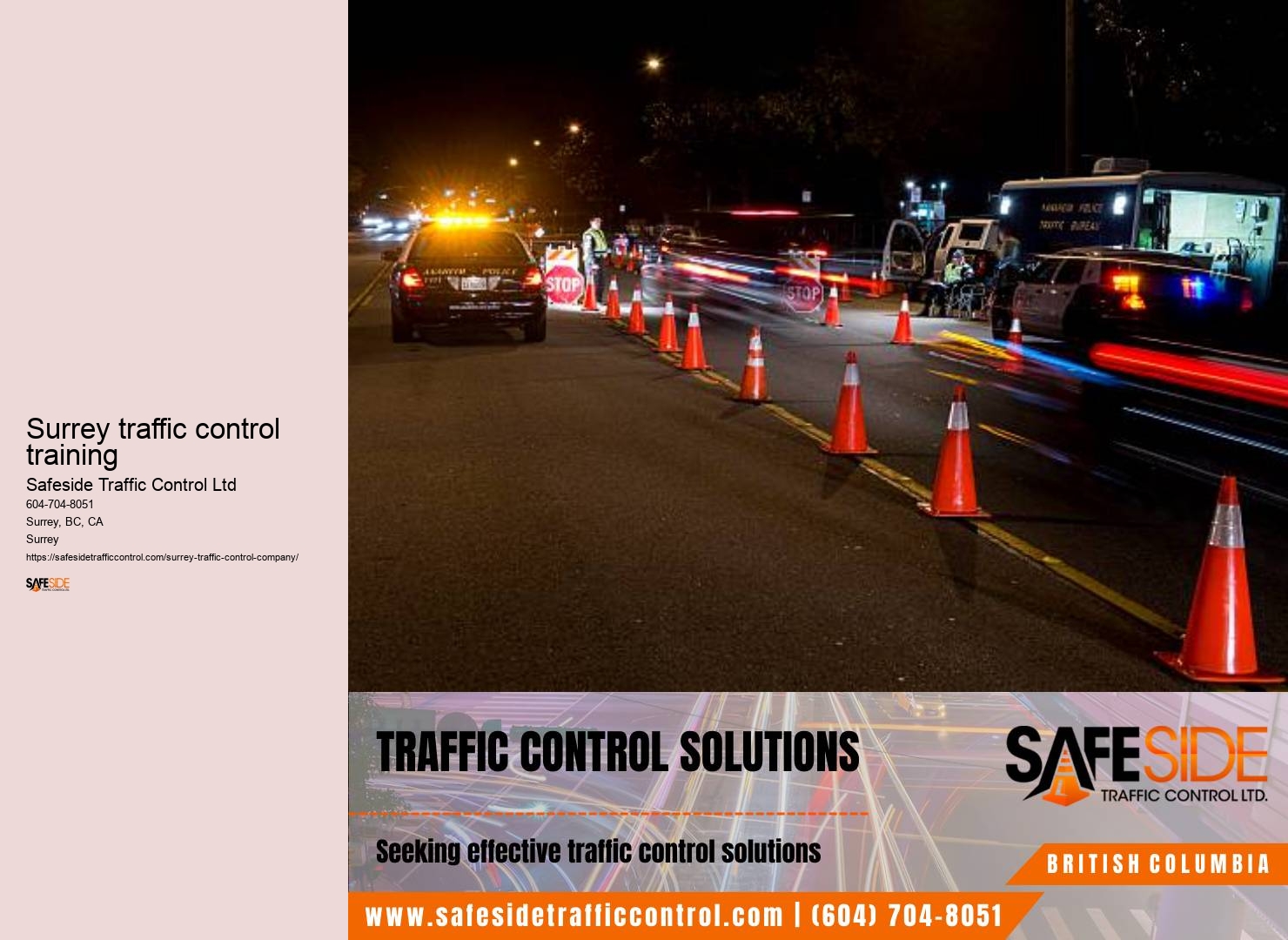 Surrey traffic control algorithm providers