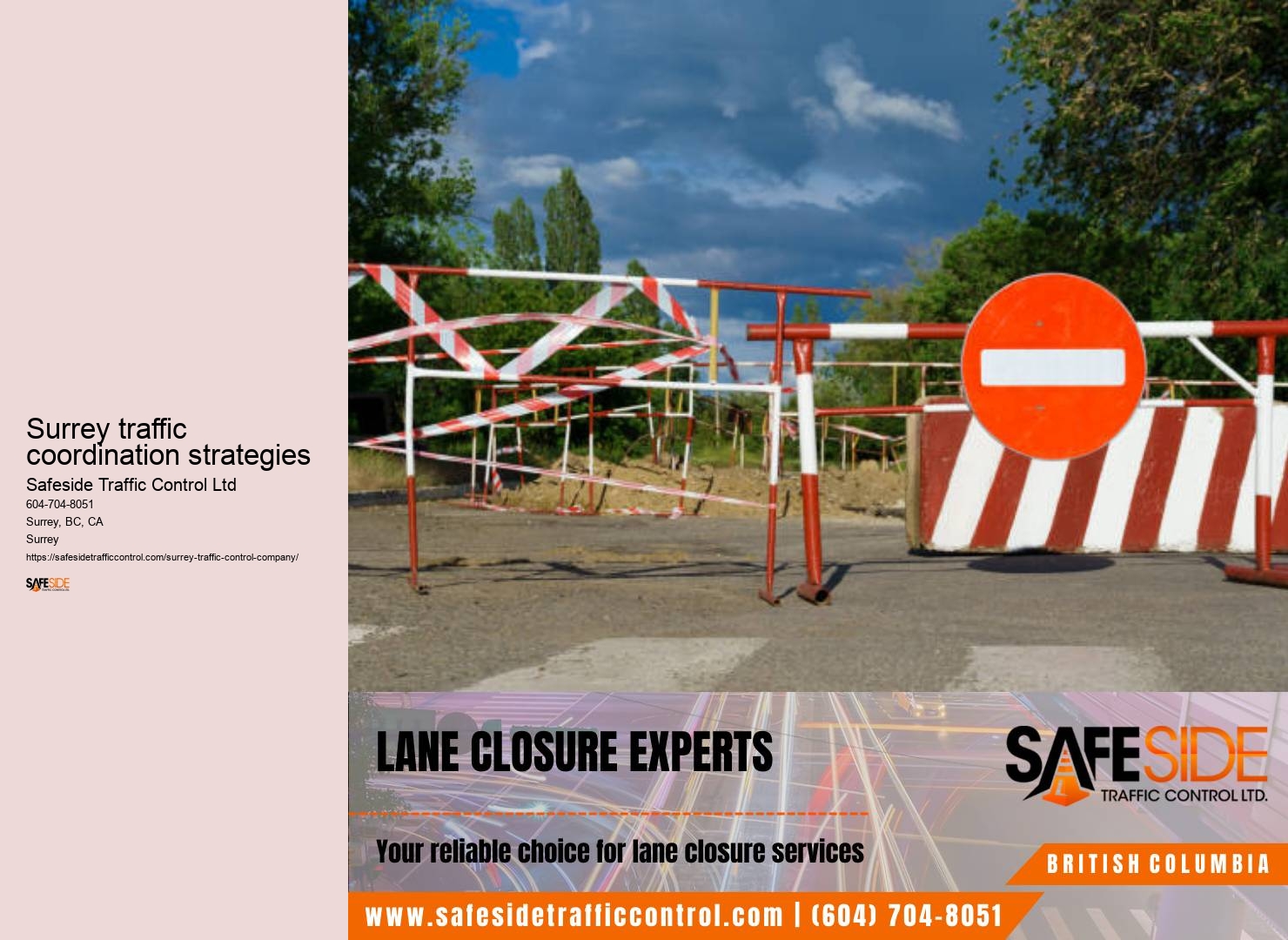 Traffic control planning