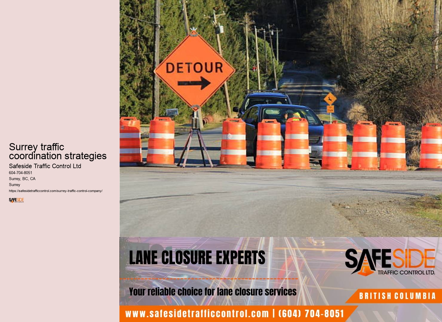 Surrey lane closures management
