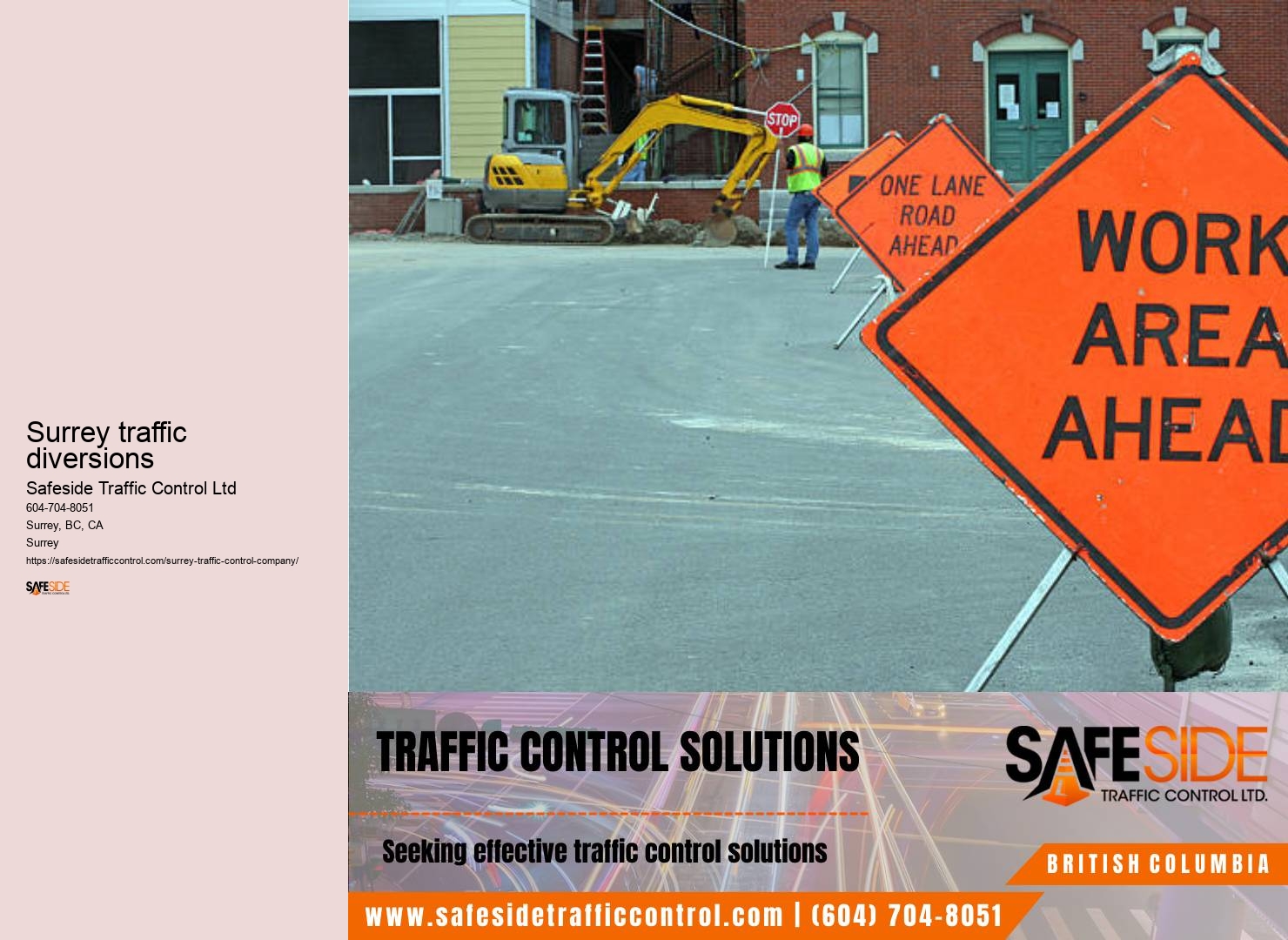 Surrey event traffic control