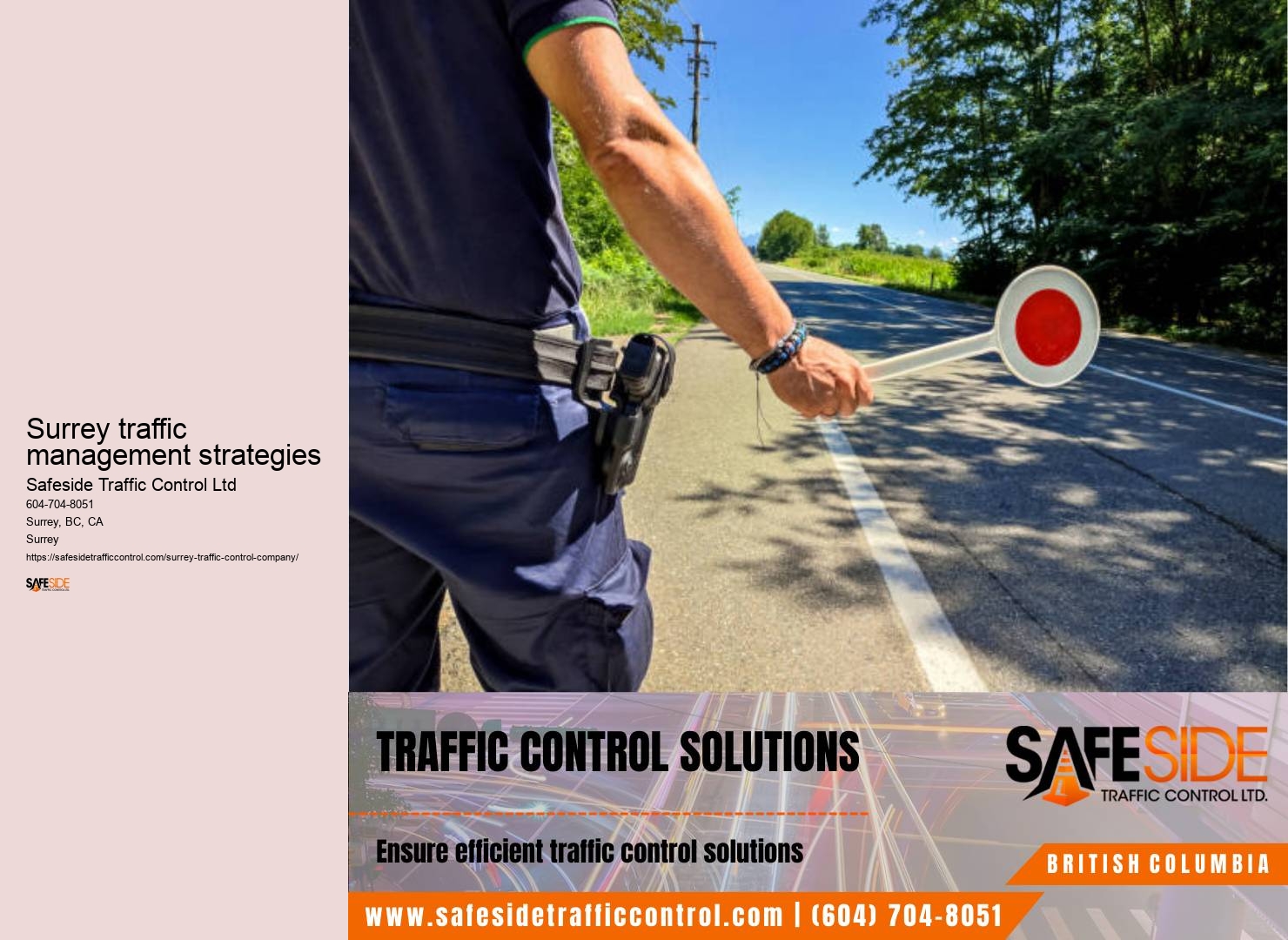 Traffic signal optimization Surrey