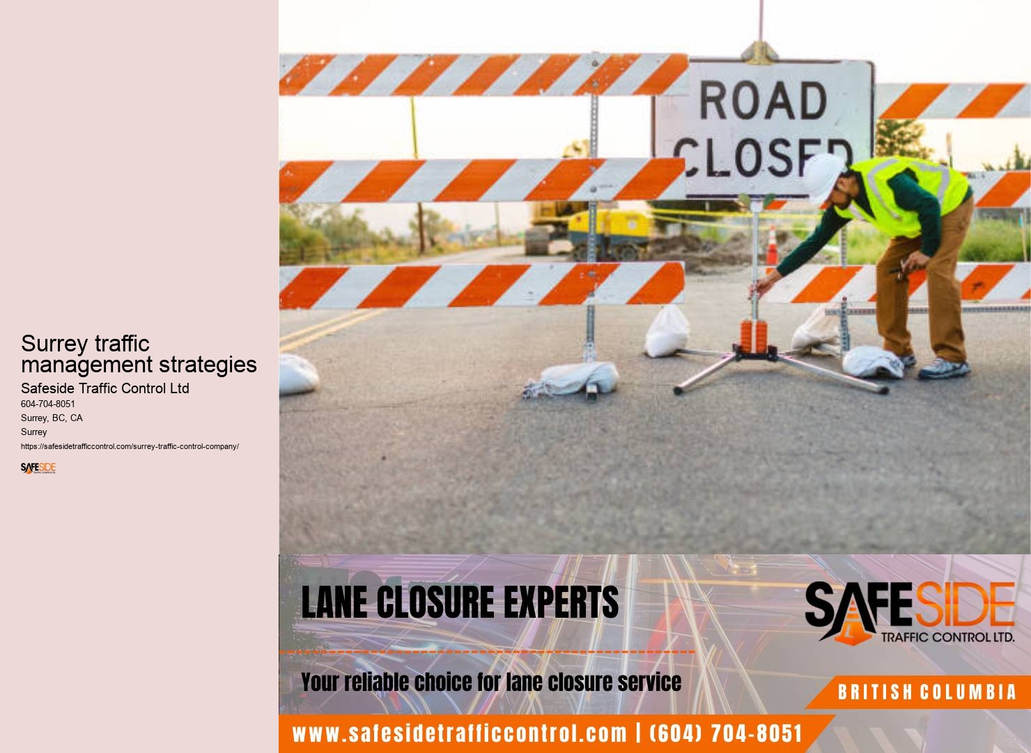 Real-time traffic monitoring Surrey