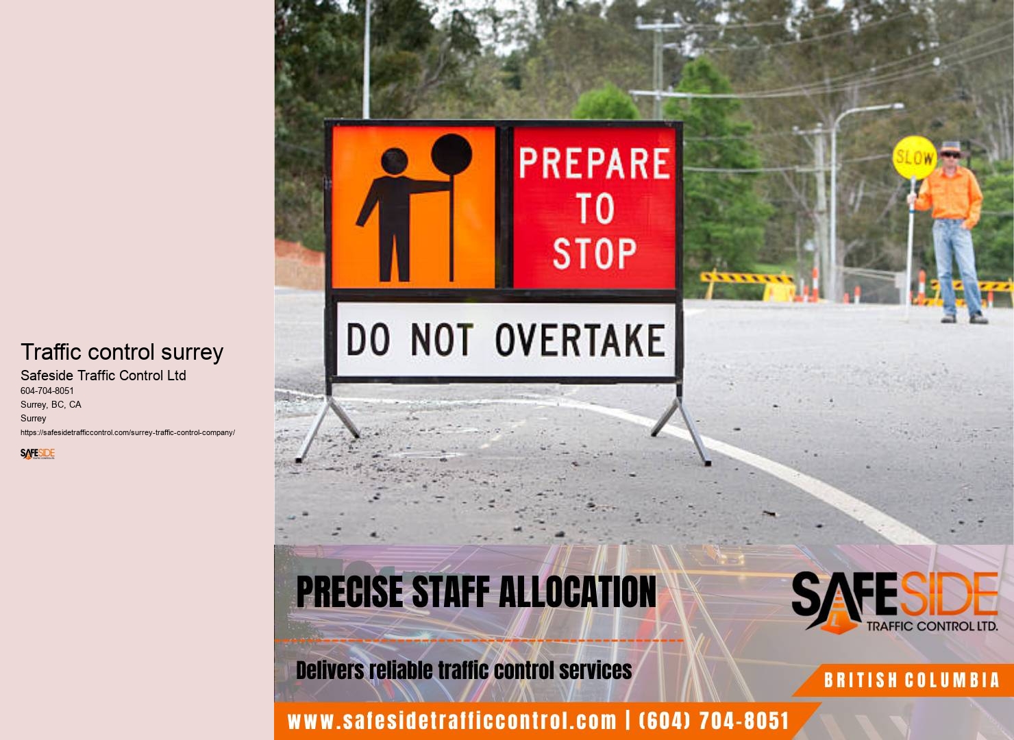 Surrey traffic control innovation