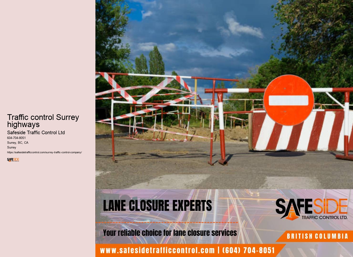 Surrey traffic control laws