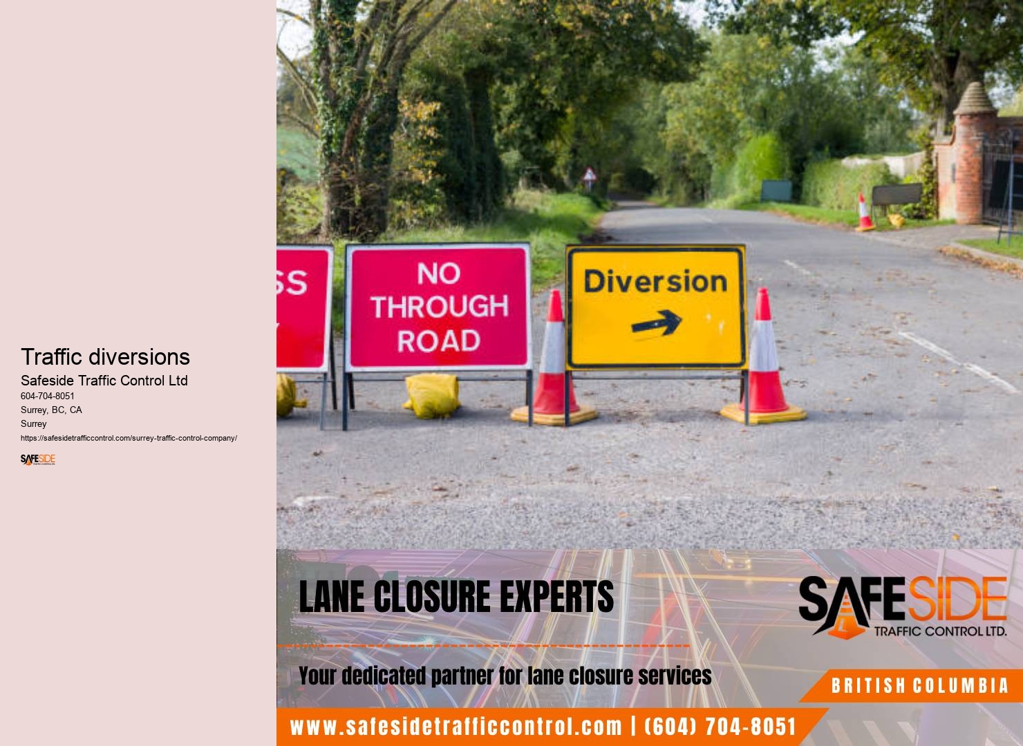 Dynamic traffic control solutions Surrey