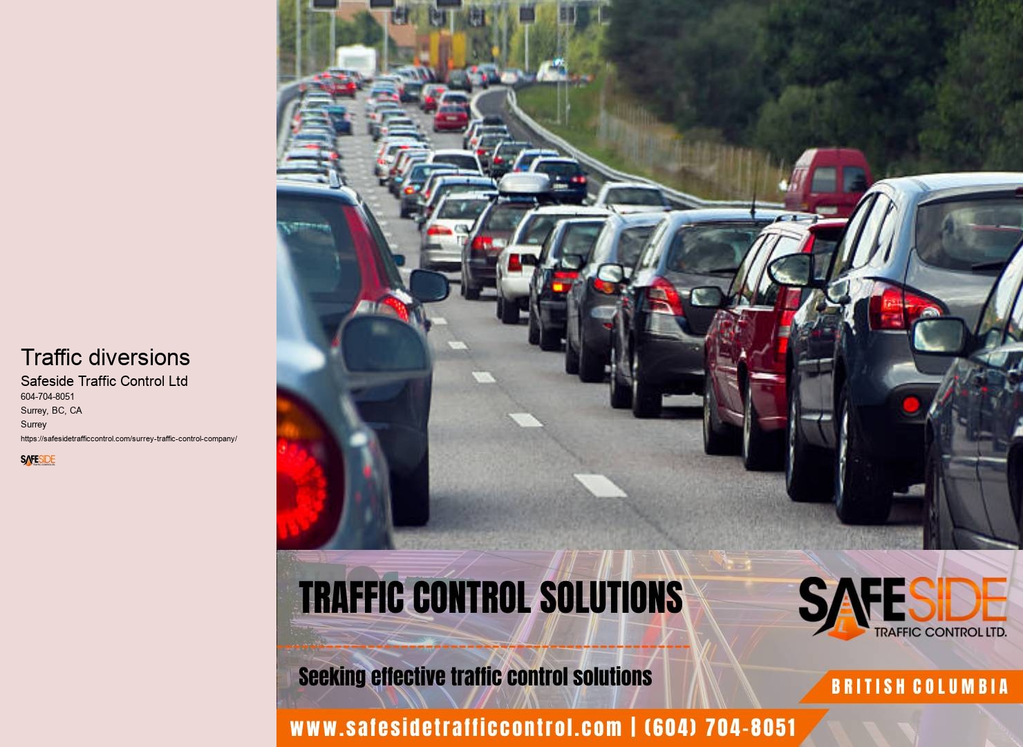 Traffic control algorithm implementation Surrey