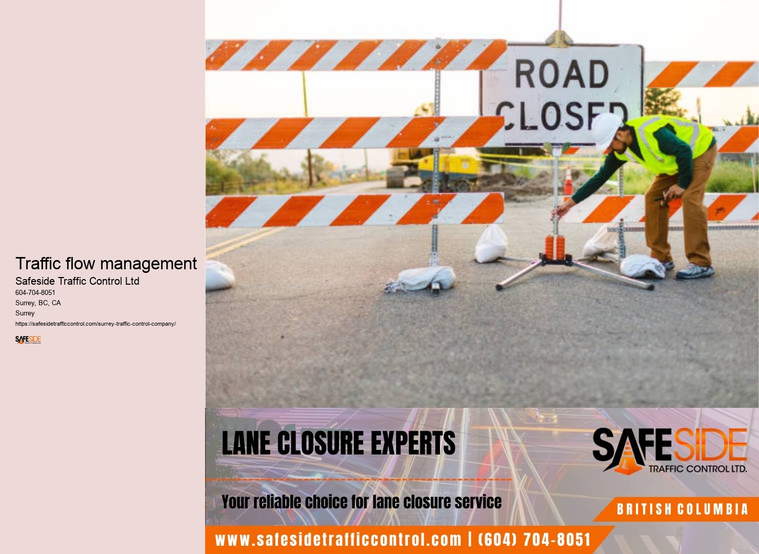 Surrey traffic management guidelines