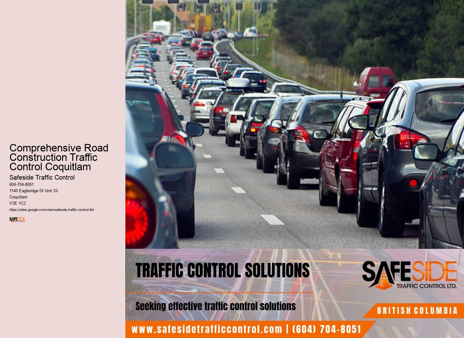 Comprehensive Road Construction Traffic Control Coquitlam Road Closure Management