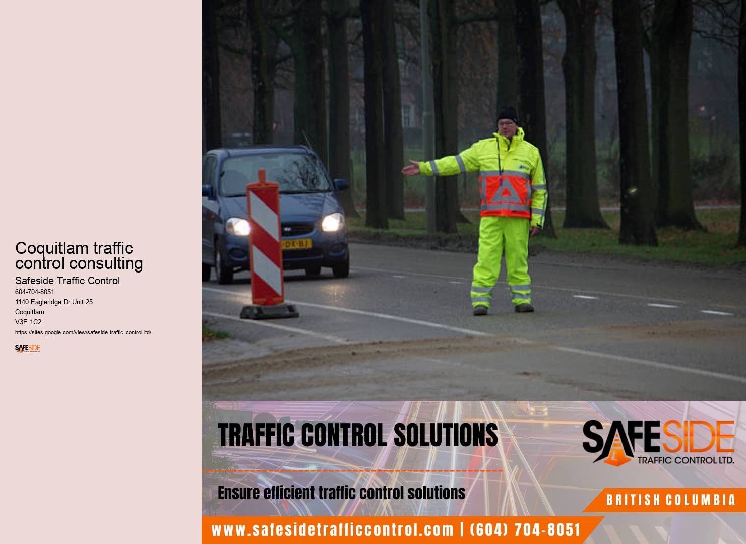 Coquitlam traffic control consulting traffic control equipment suppliers