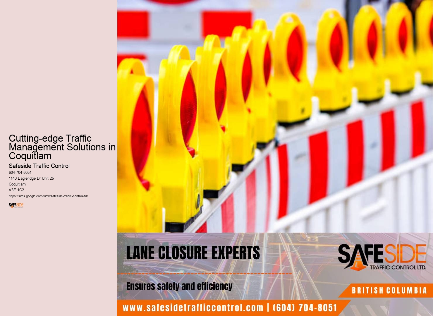 Advanced Traffic Control Services Cutting-edge Traffic Management Solutions in Coquitlam