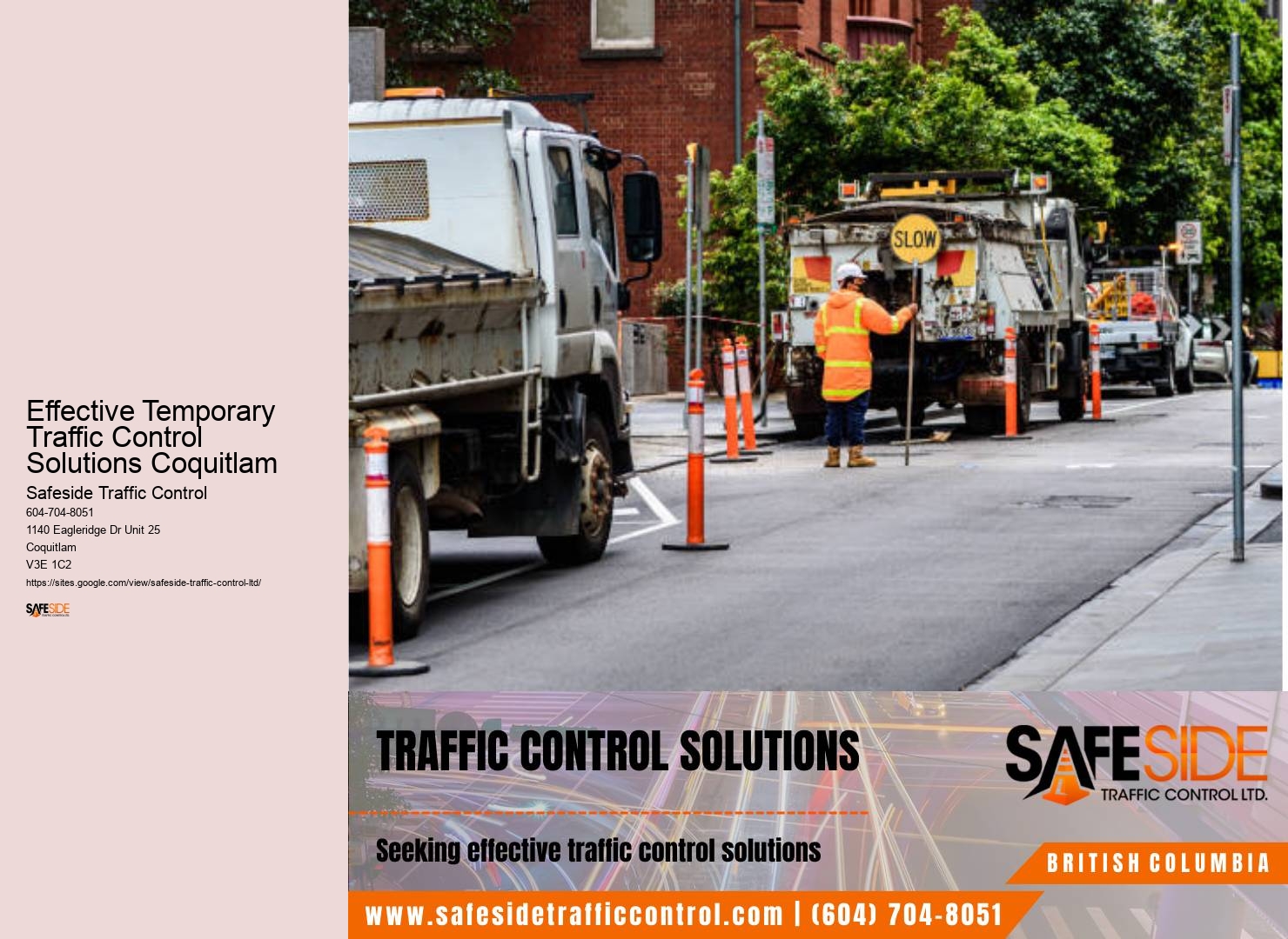 Efficient traffic control measures Effective Temporary Traffic Control Solutions Coquitlam