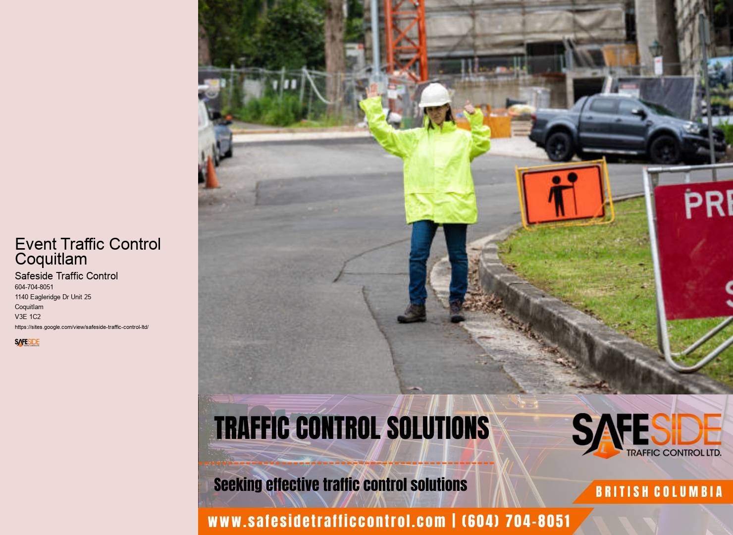 Event Traffic Control Coquitlam's Premier Road Safety Solutions Provider